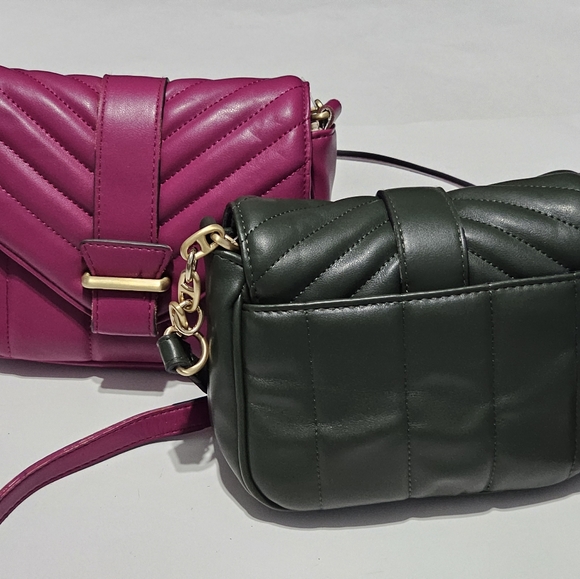 Time and Tru Women's Camber Crossbody Handbag Green,Pink,NWT - Picture 7 of 8